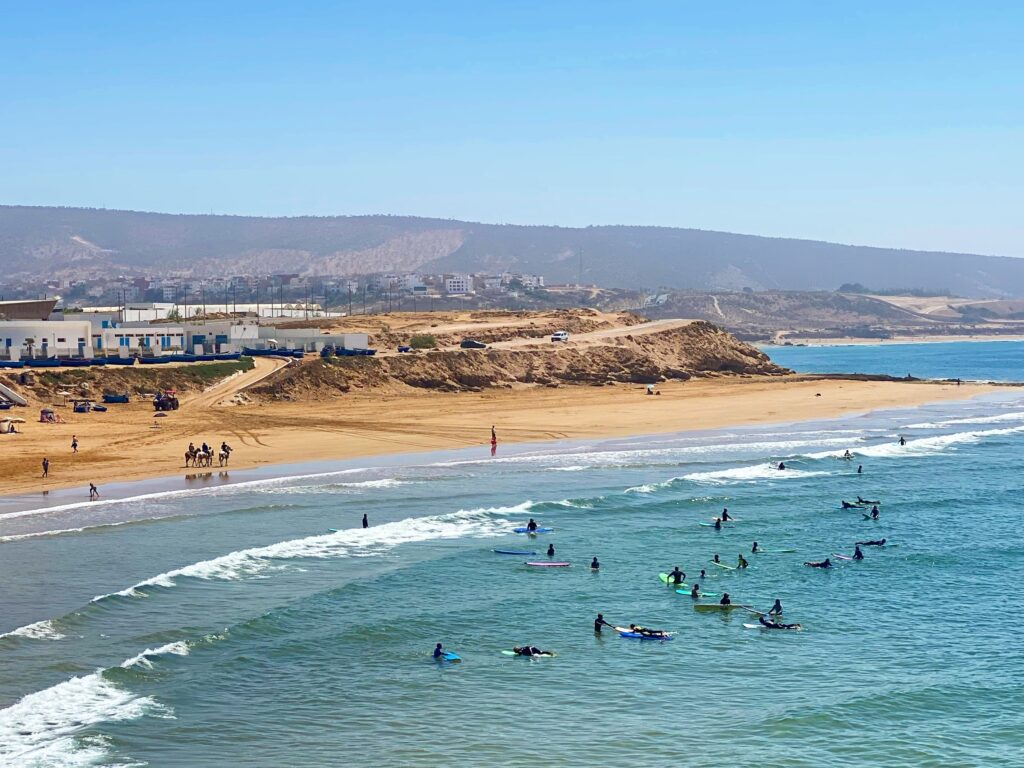 Surfing in Morocco
Taghazout beach