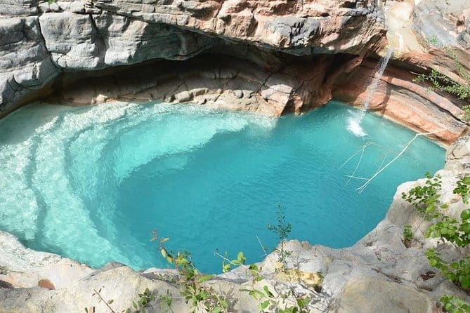 Serene pool of clear water in Paradise Valley, inviting for a refreshing swim